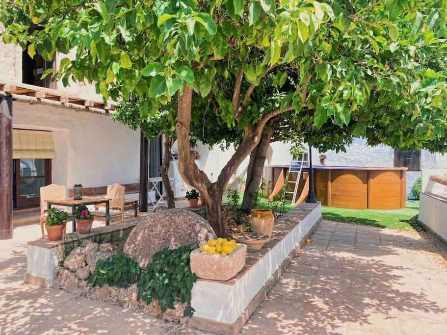 La Palmera. Casa Rural Con Piscina Privada. Benadalid Exterior foto